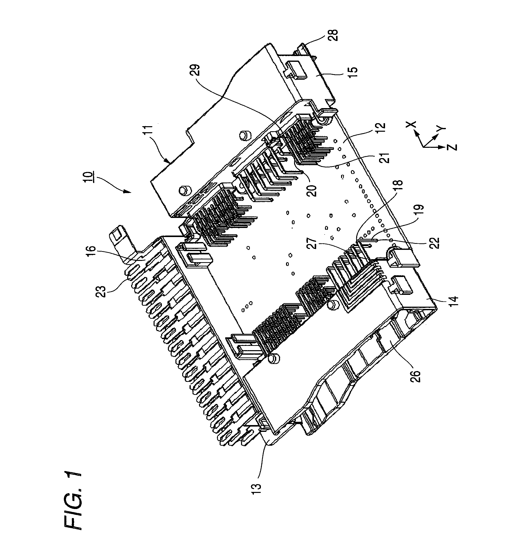 Electric distribution box and method of assembling the same