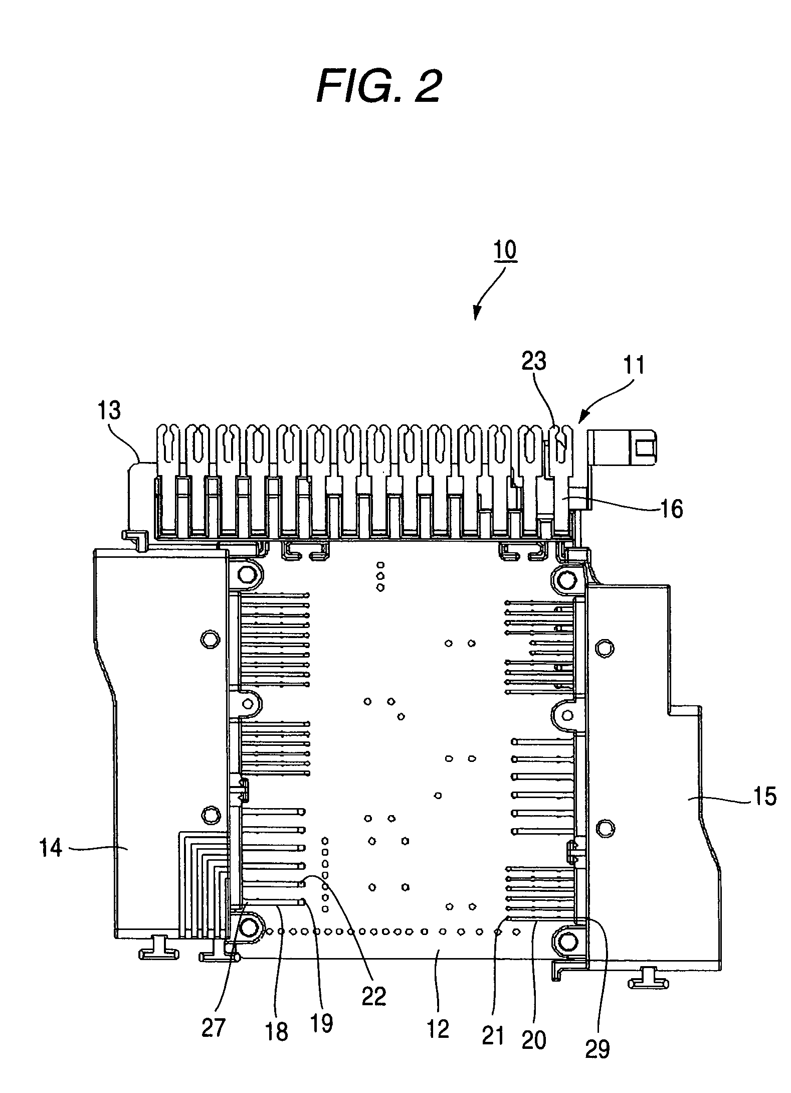 Electric distribution box and method of assembling the same