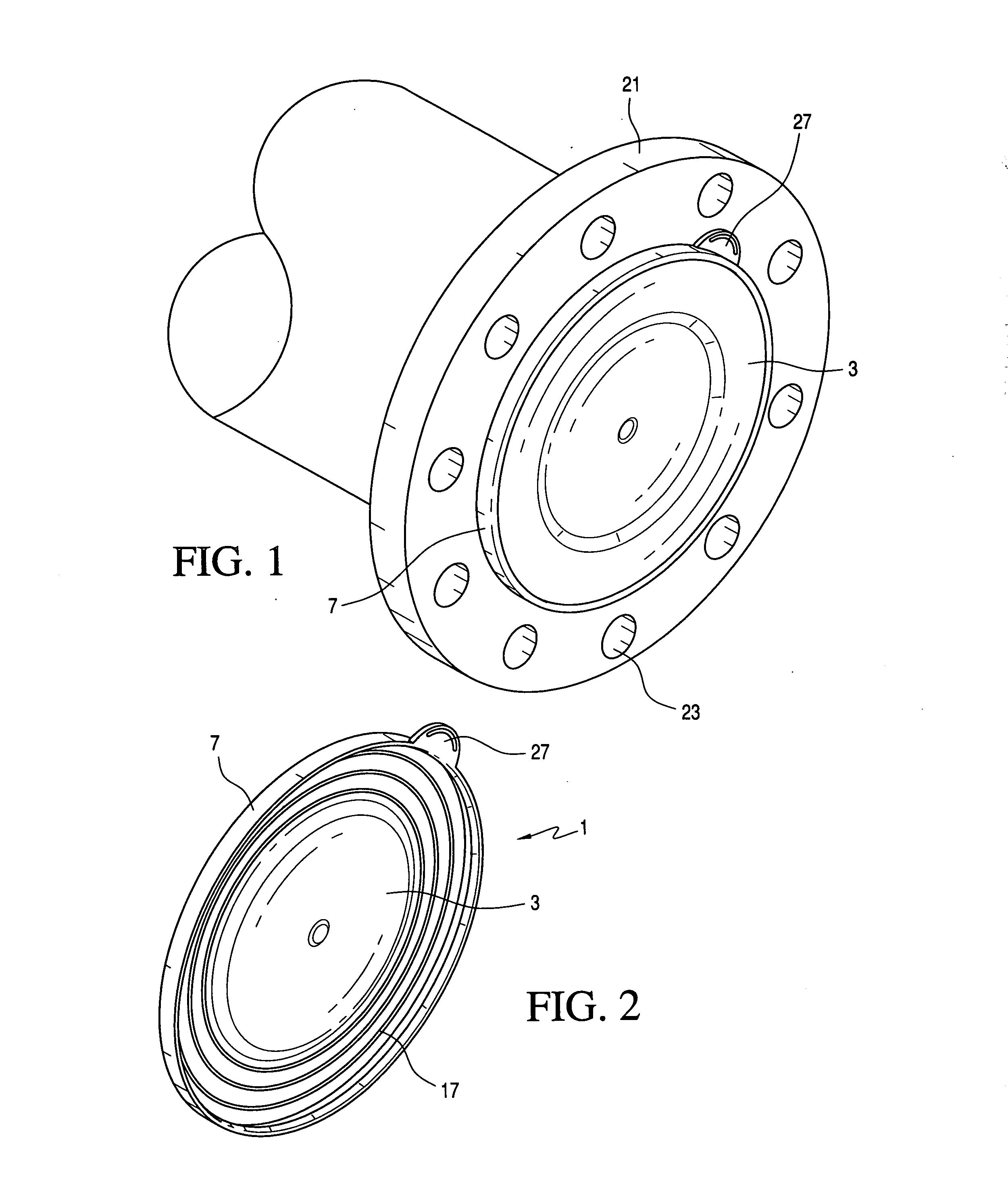 Flange protector and masking device