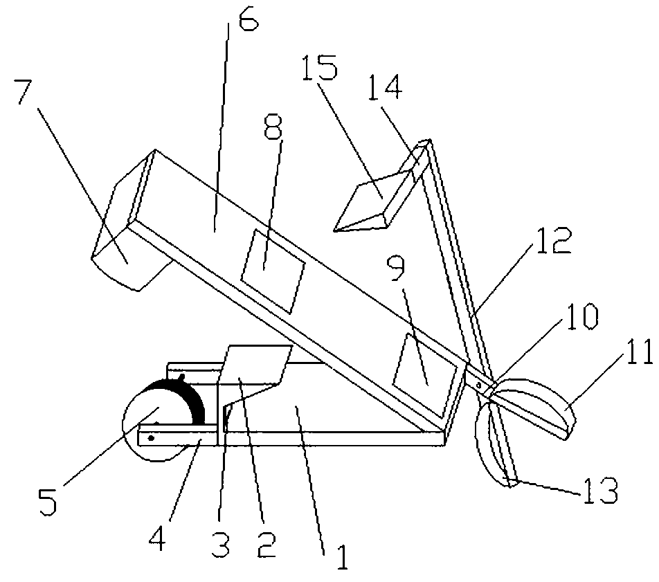 An automobile door frame sealing strip installation and fixing device