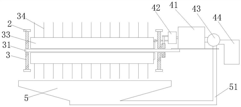 A cleaning device for tin ash in float glass tin bath