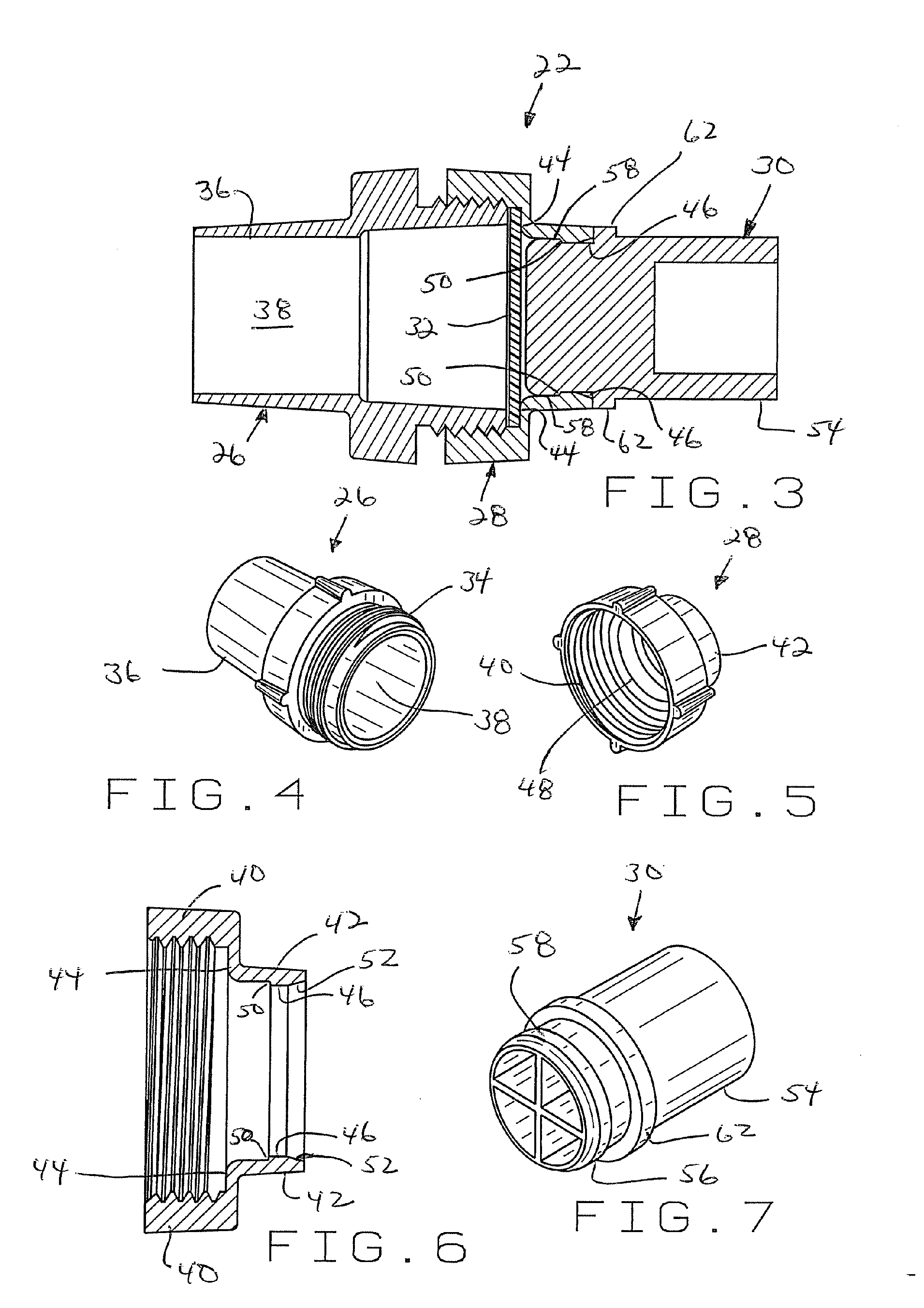 Swivel filter for use with sleep apnea and other respiratory equipment including associated interface systems