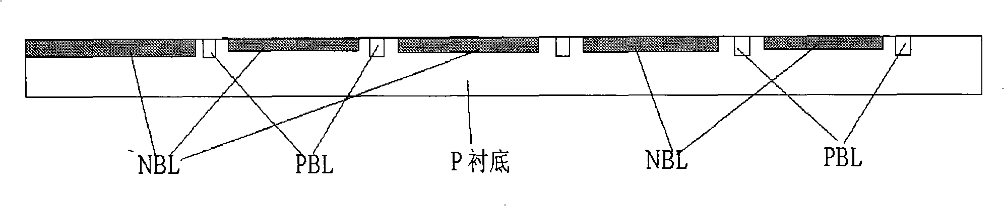 High-capacity BCD technique for twice etching single/poly-silicon