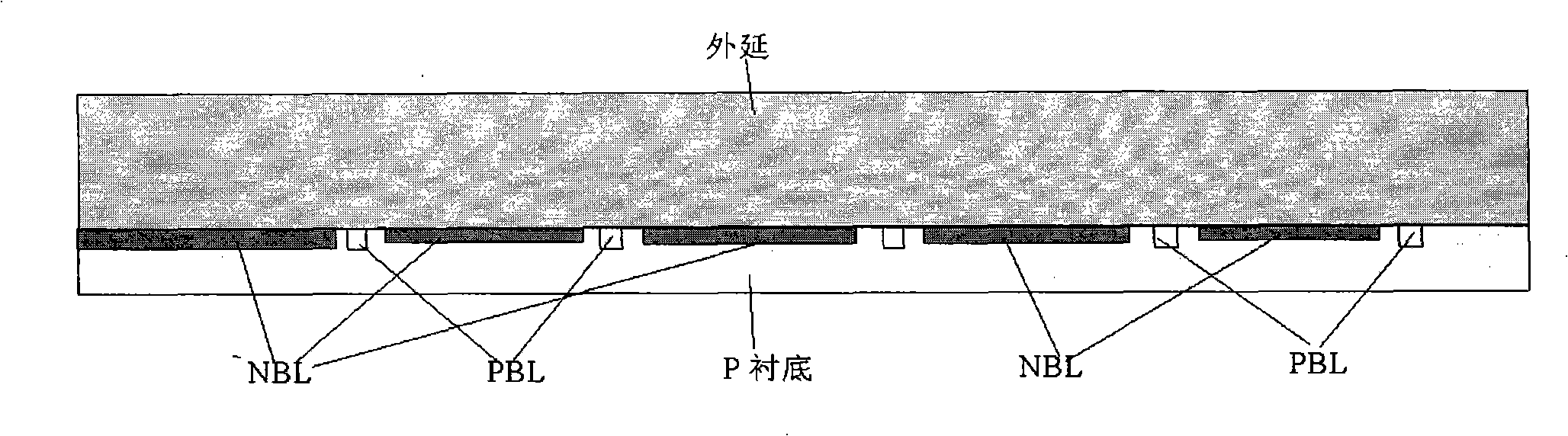 High-capacity BCD technique for twice etching single/poly-silicon