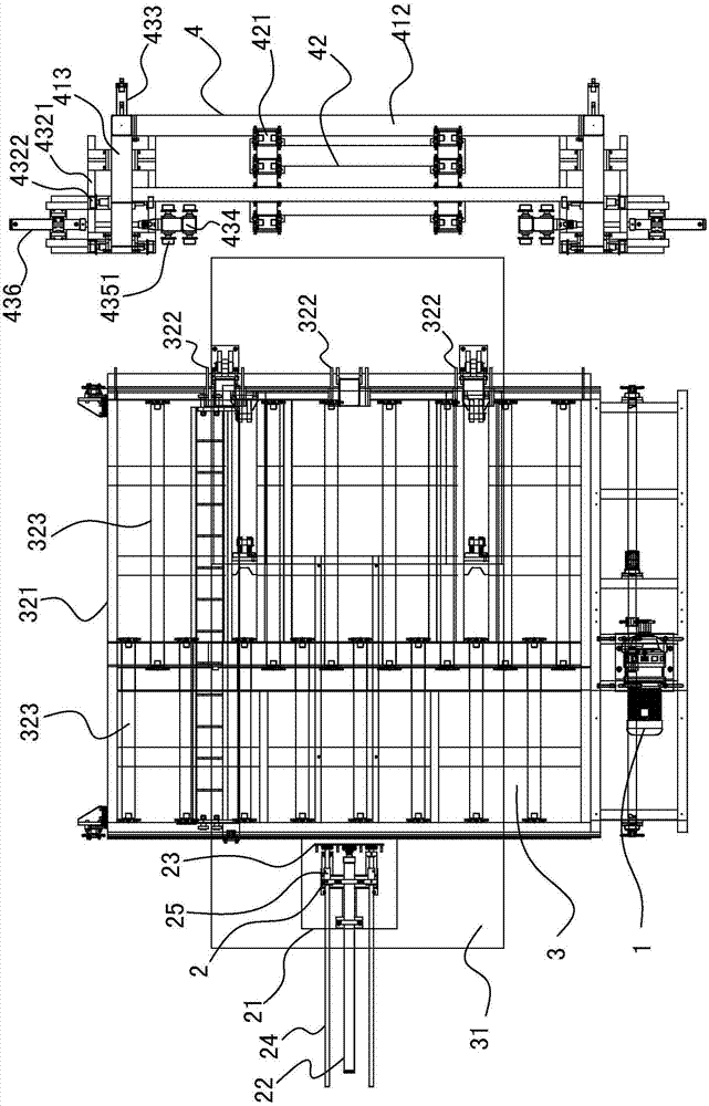 Automatic wallboard demolding, stacking and separating equipment