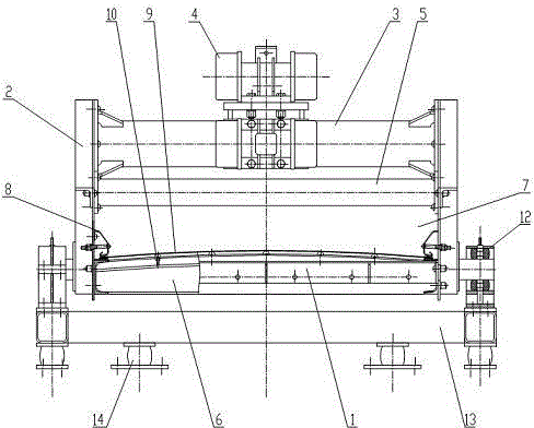 Total amplitude supporting high-frequency linear vibrating screen