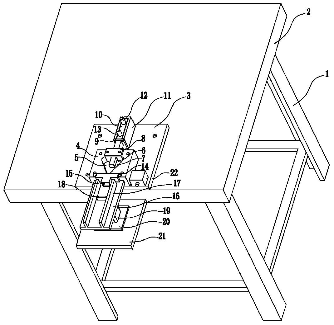 Pneumatic clamping springing machine