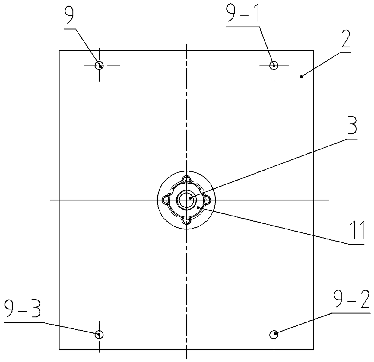 Compression test fixture for tensile testing machine