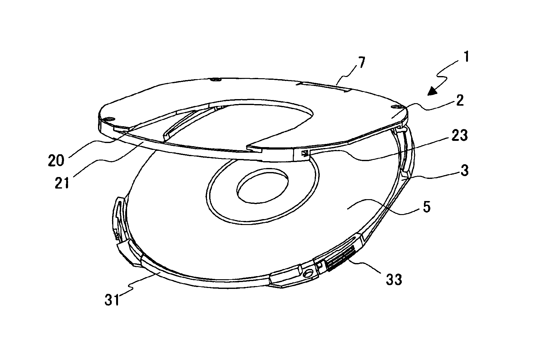 Disk cartridge which accommodates an information-recording disk