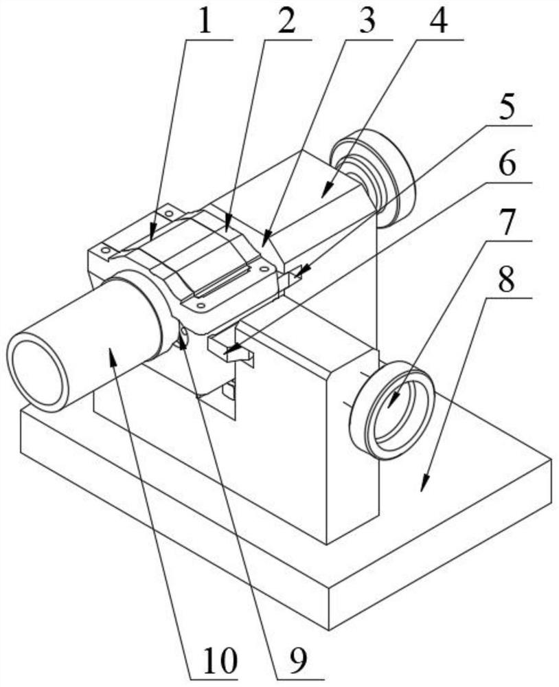 Positioning tool for milling side wall of U-shaped workpiece