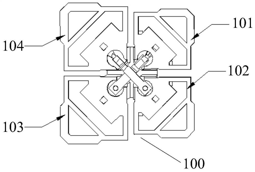 A high-frequency radiation unit and multi-frequency array antenna