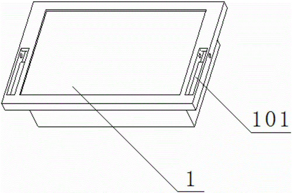 A quick installation mechanism and installation method for military liquid crystal display