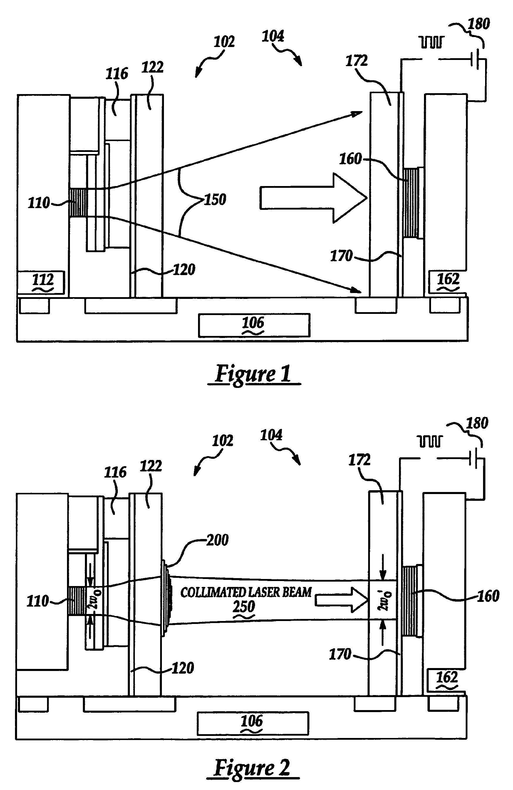 Optical transmitters and interconnects using surface-emitting lasers and micro-optical elements