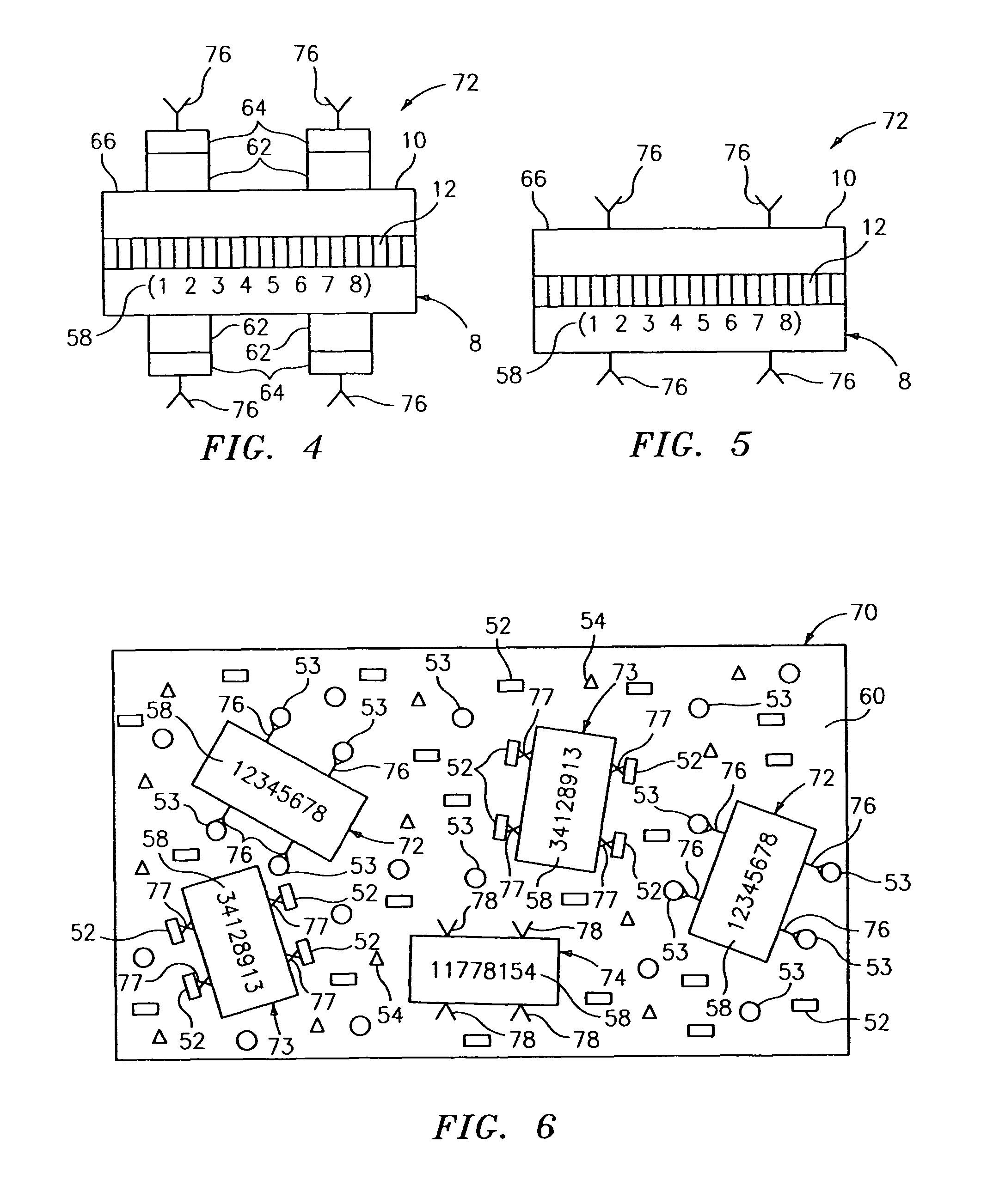 Encoded particle having a grating with variations in the refractive index