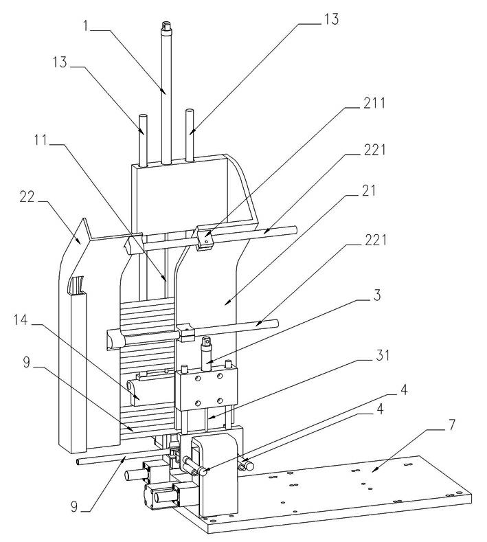 Automatic tube feeding device for hose assembly machine