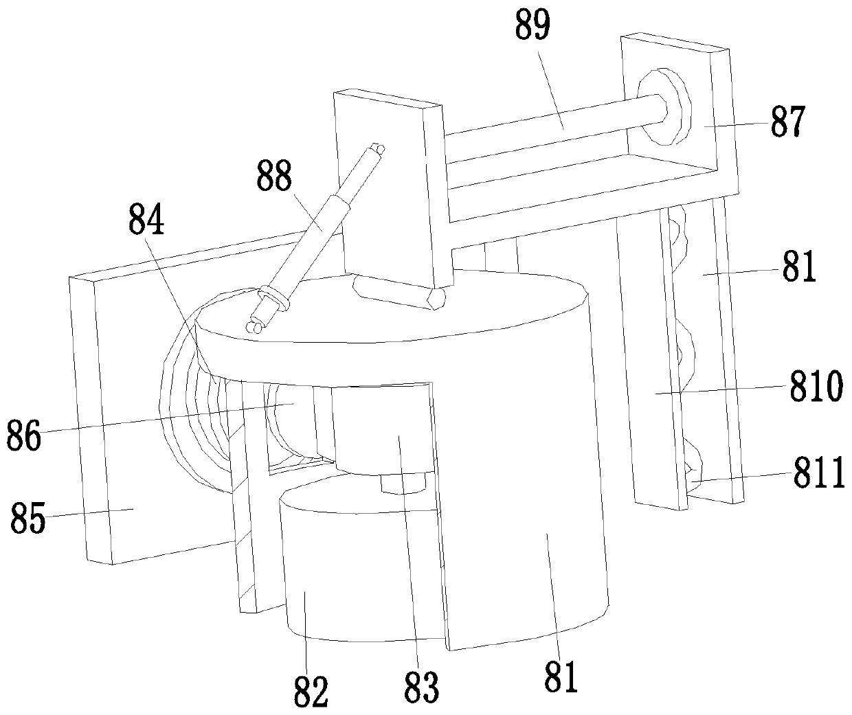 A robot for automatic production of power bus duct