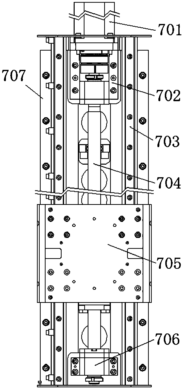 Injection molding system based on double-arm robot