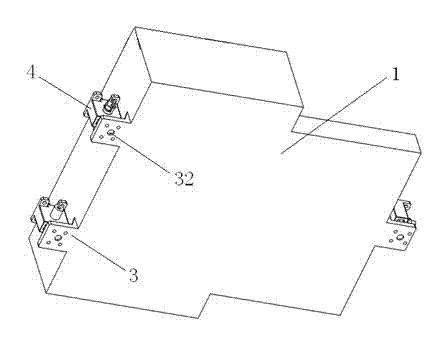 Mounting structure of battery of electric vehicle