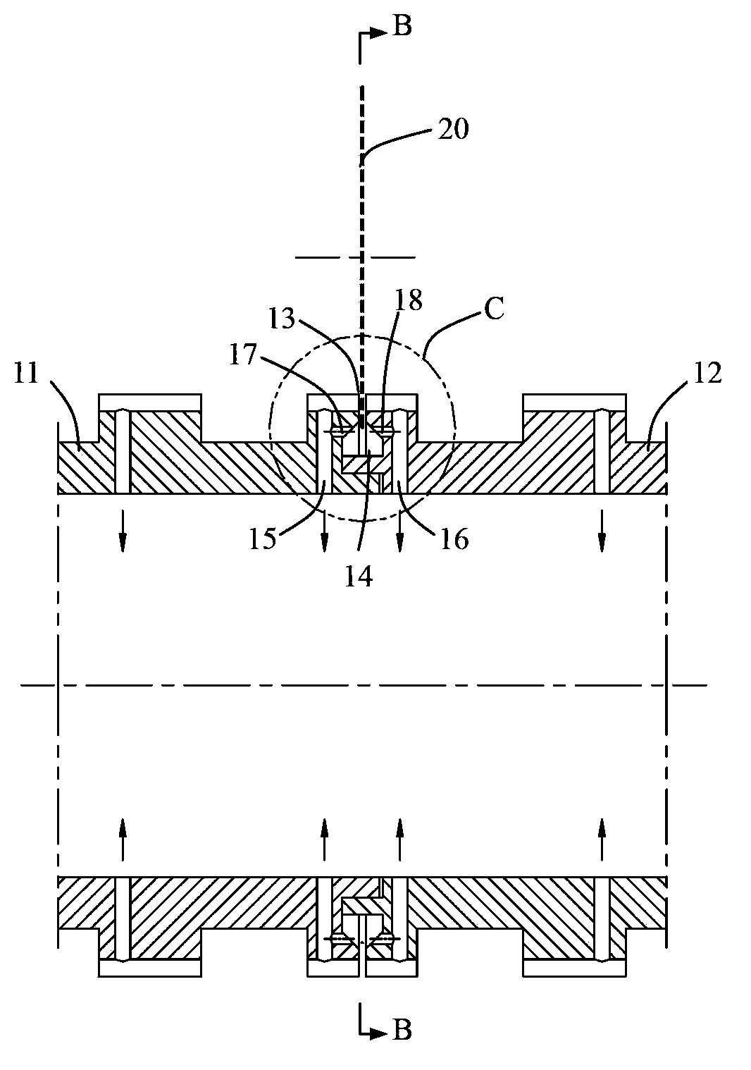 Final cutting drum wheel used for PASSIM cigarette making machine