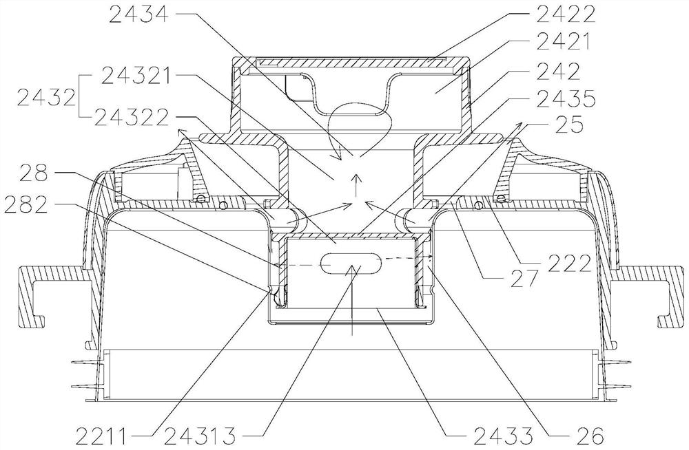 Food processor with good noise reduction effect