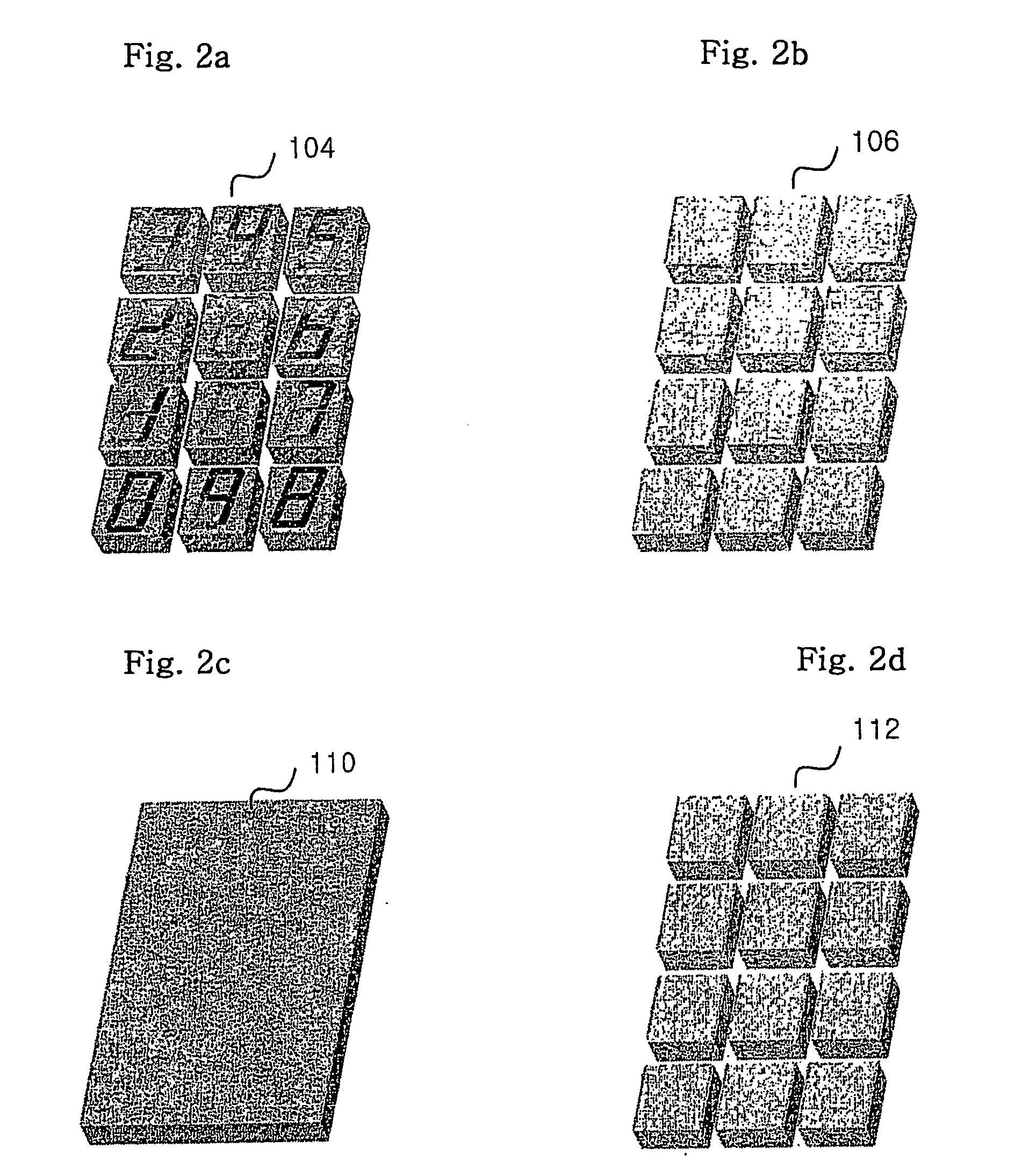 Information inputting system with a variable arrangement of keypad, and control method thereof