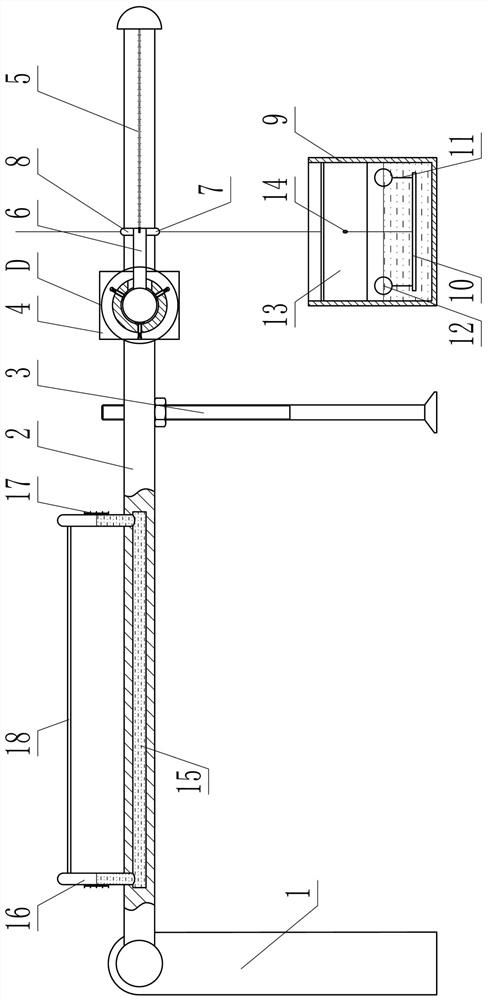 Bridge pier safety detection device and detection method thereof