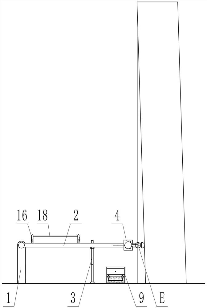 Bridge pier safety detection device and detection method thereof