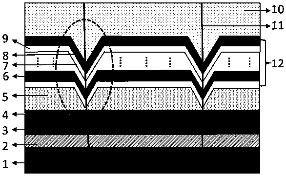 An Epitaxial Structure of Alingan-Based Green and Yellow Light Emitting Diodes