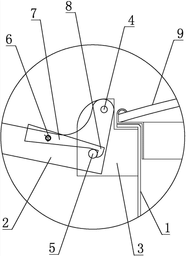 Foldable single pan handle