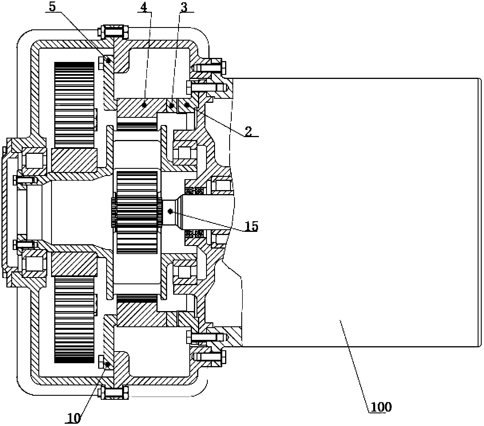 Electric vehicle transmission system