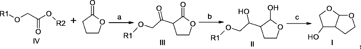 Synthetic methods of hexahydrofuro[2,3-b]furan-3-ol and enantiomer thereof