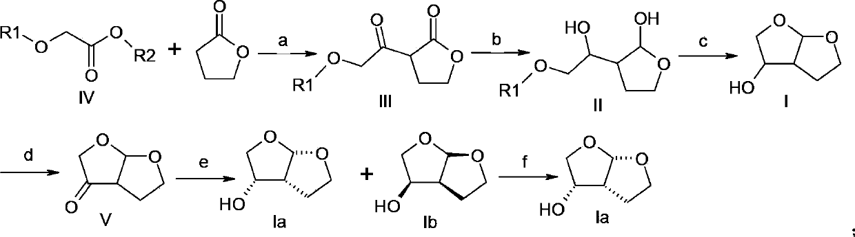 Synthetic methods of hexahydrofuro[2,3-b]furan-3-ol and enantiomer thereof