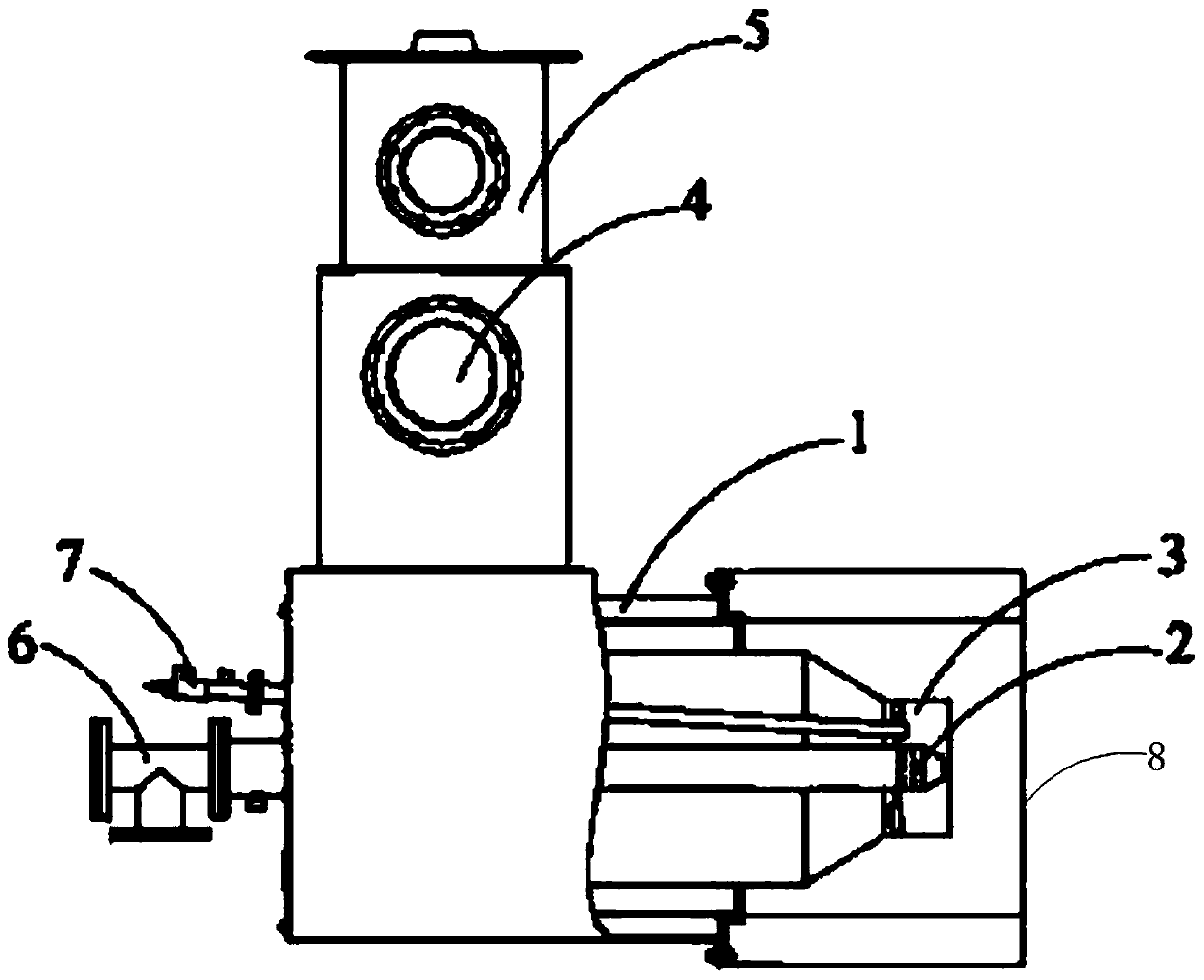 Production device for industrial kiln