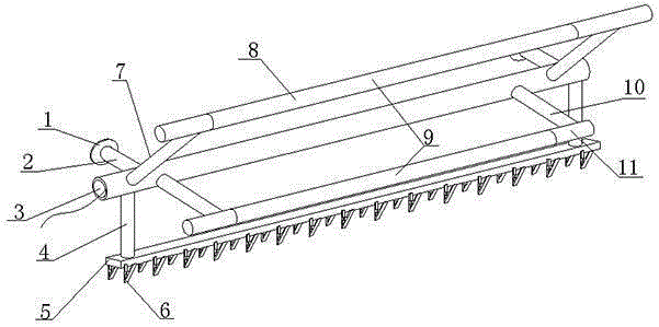 Indoor electric heating drying component