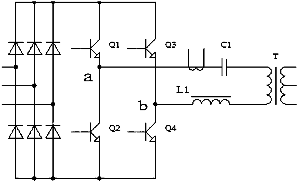 A light intermediate frequency heating power supply and design method based on high frequency rectification and inverter