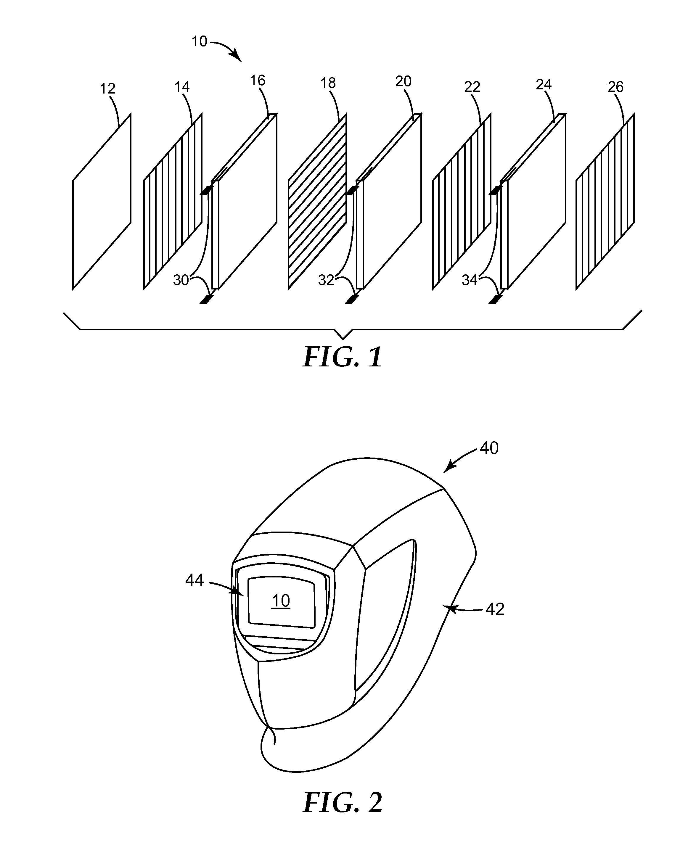 Automatic welding filter with tunable spectral transmission