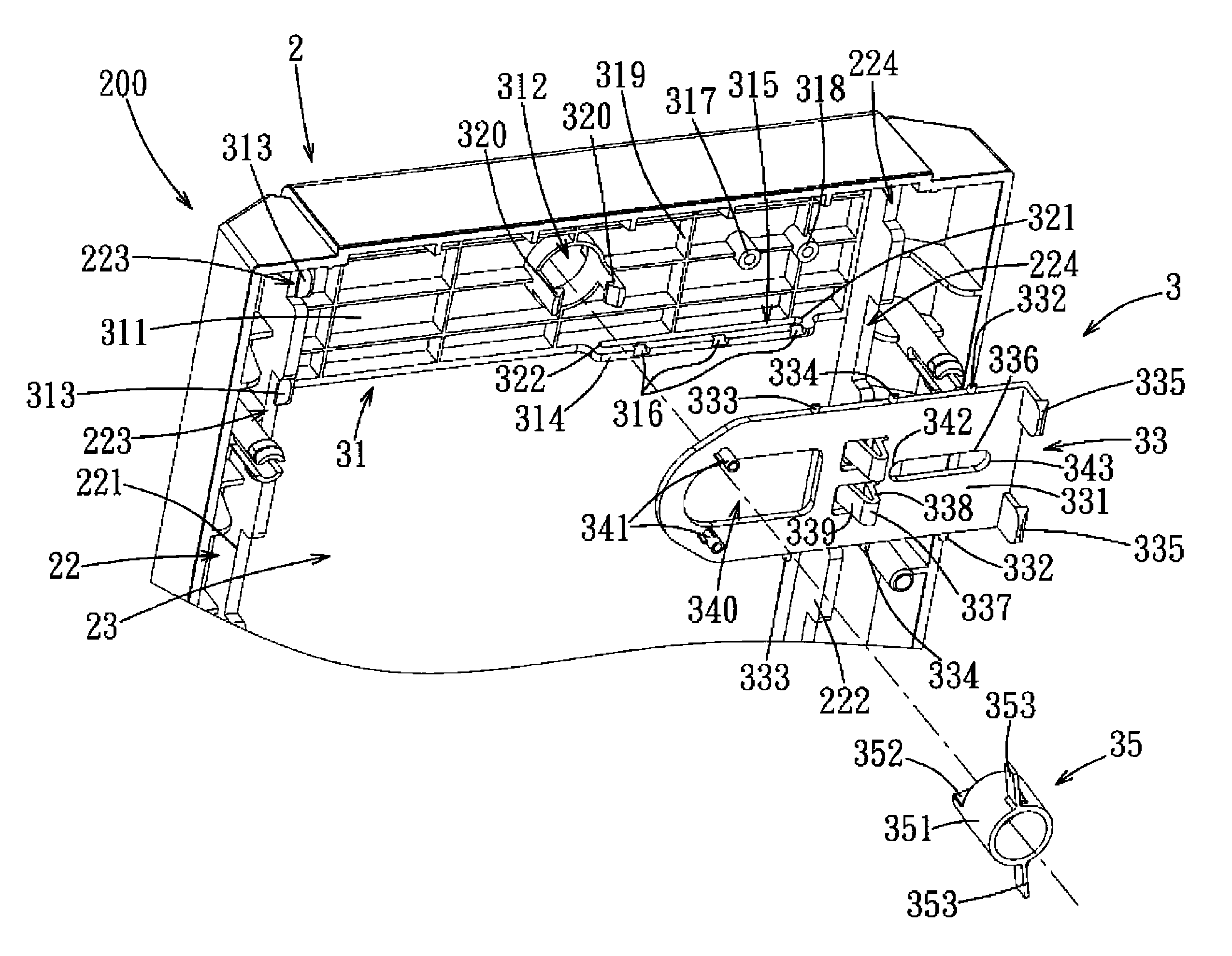 Face panel for a computer housing