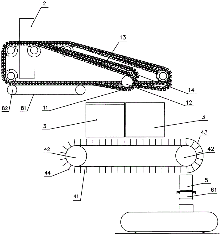 Nail automatic packaging machine