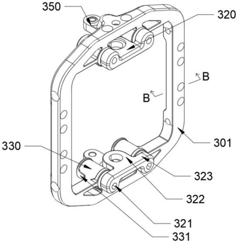 Bionic skeleton structure and application thereof