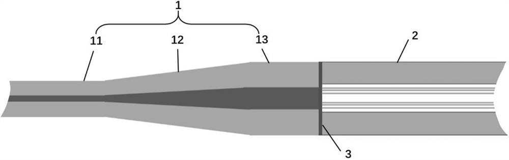 A kind of optical fiber mode field adapter assembly and preparation method thereof