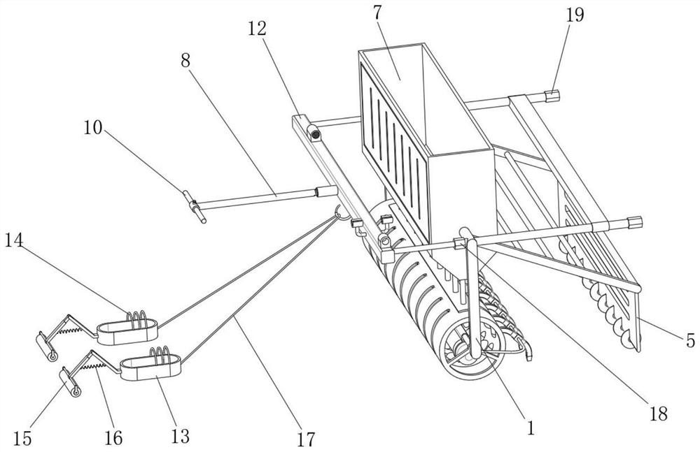 Agroecosystem restoration auxiliary device and use method thereof