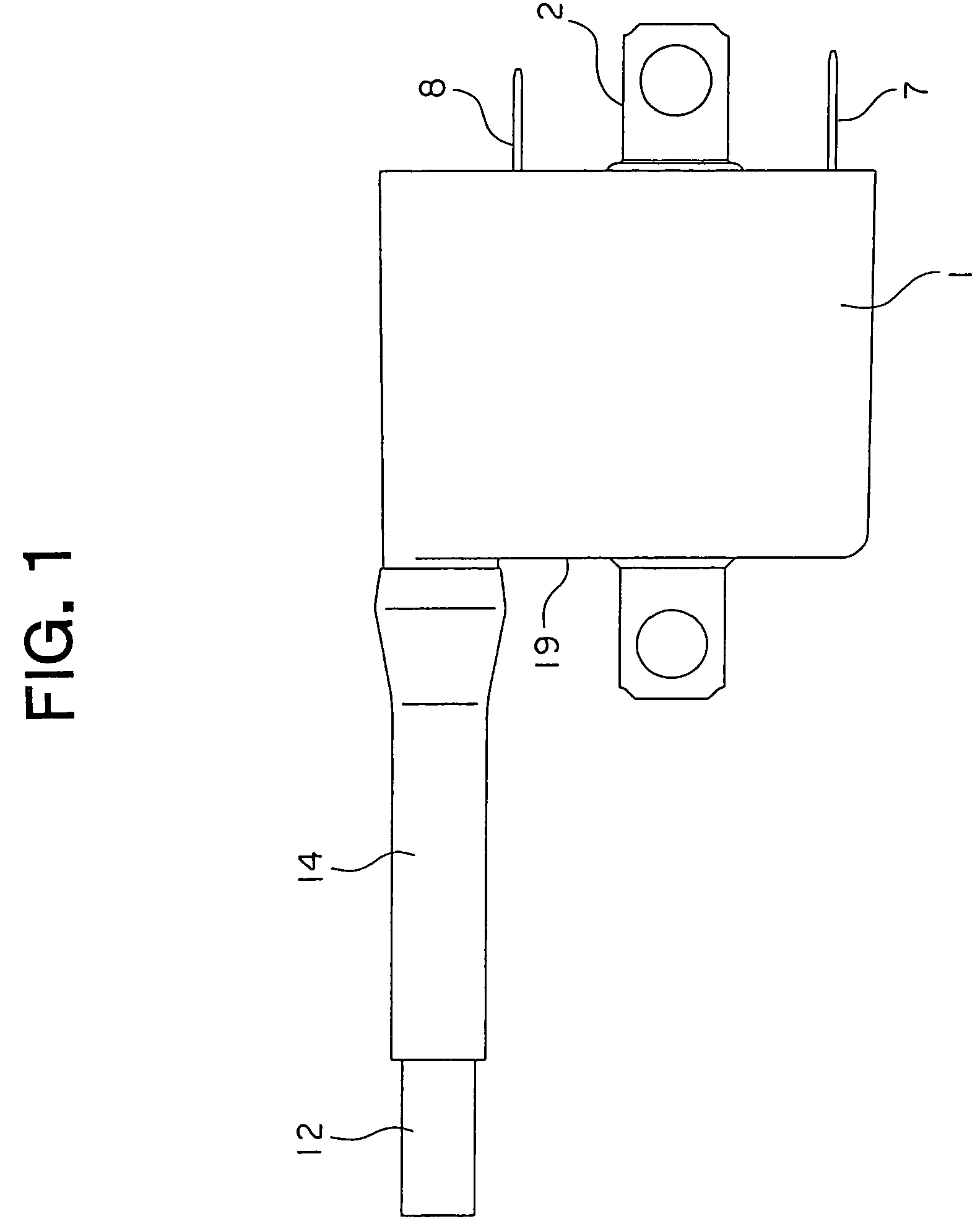 Internal combustion engine ignition coil apparatus