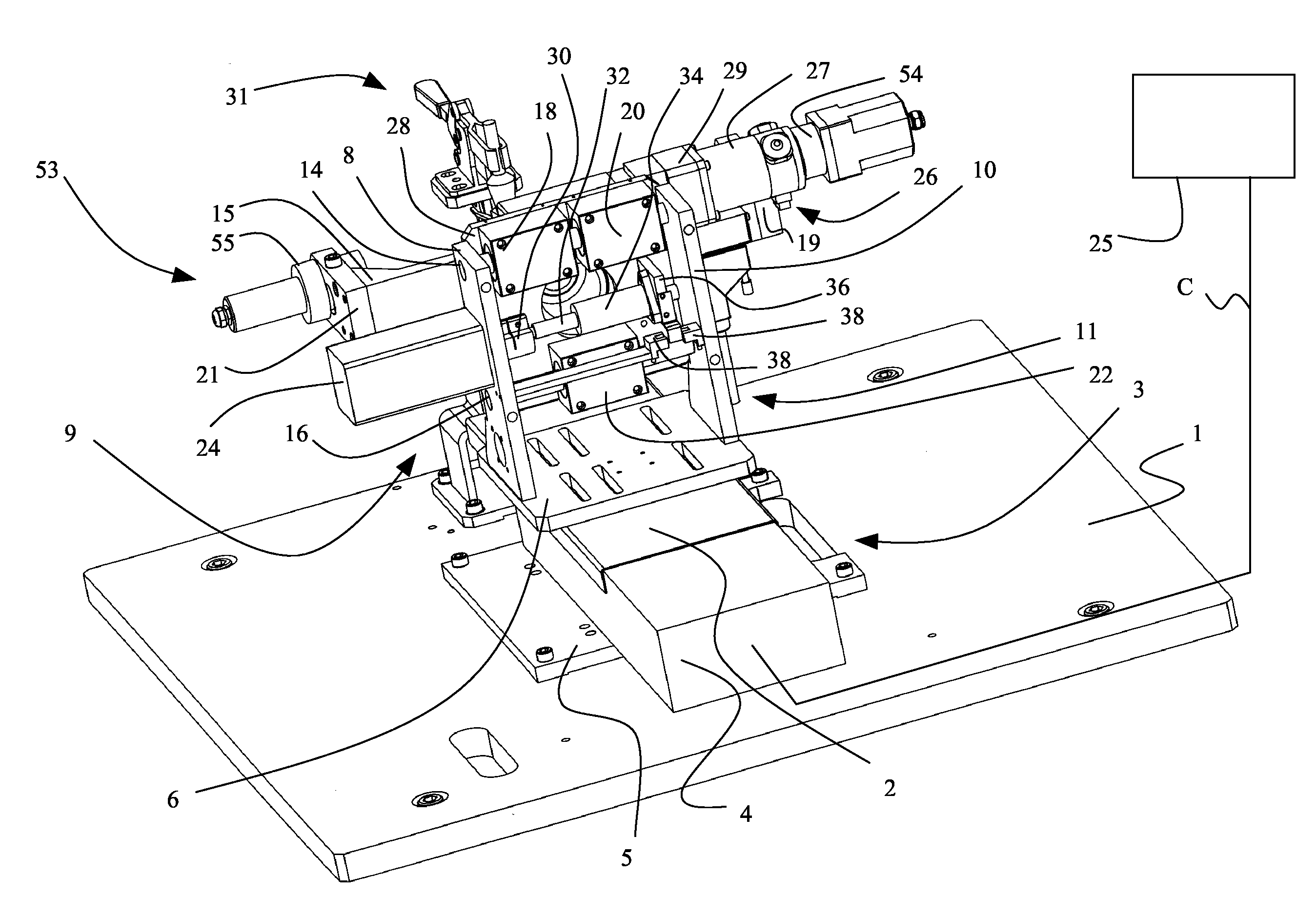 Apparatus and Method For Checking Position and/or Shape of Mechanical Pieces