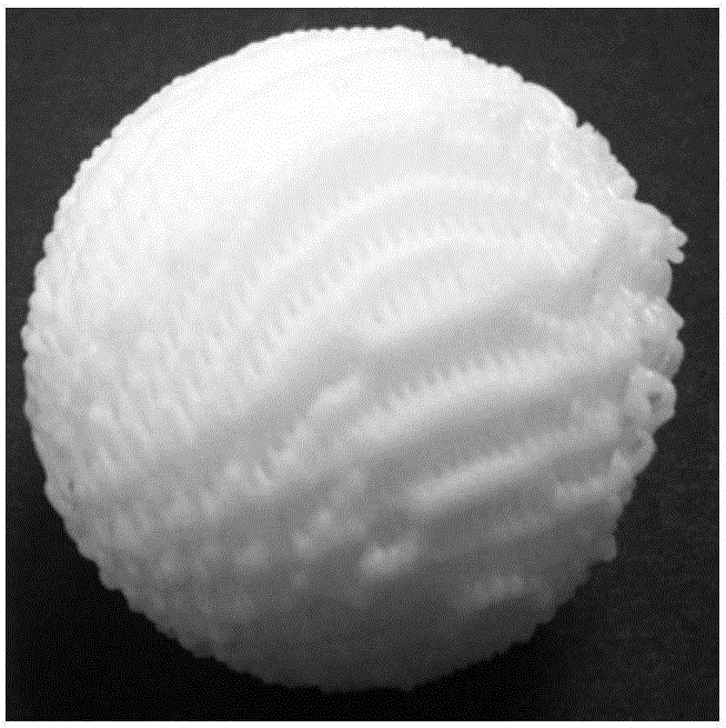 Calcium magnesium silicate porous ceramic ball ocularprosthesis seat and preparation method thereof