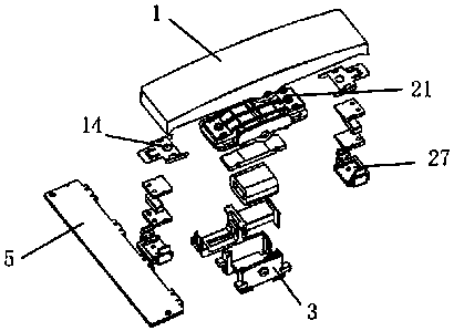 Balanced tactile magnetic pole abrupt change switchgear