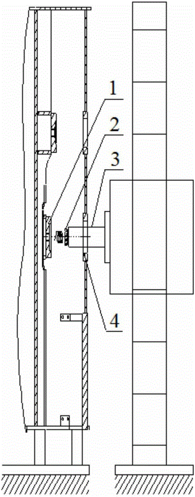 Tool and method for machining shaft head hole of machine frame