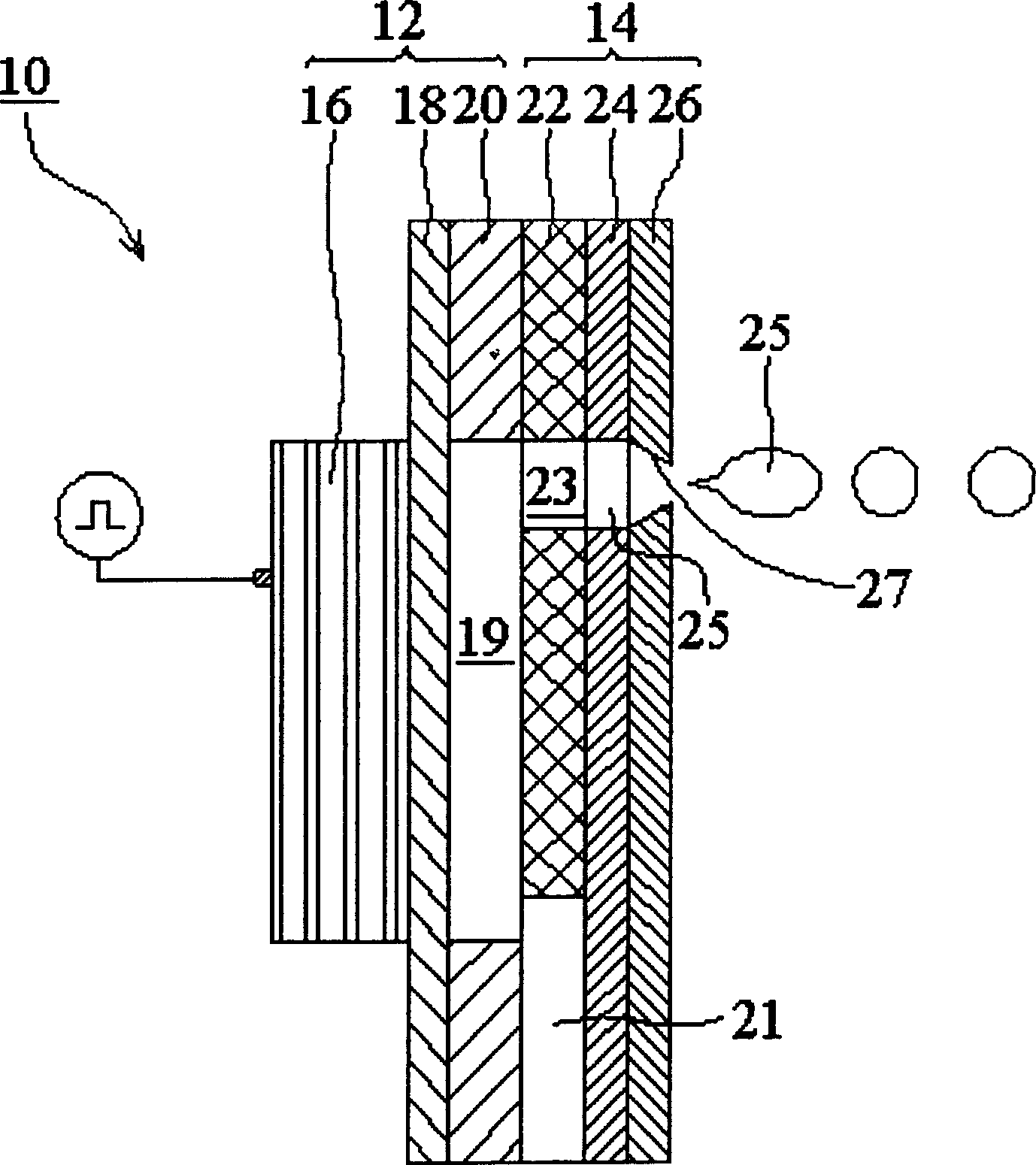 Piezo ink-jet head and shaking layer shaping method