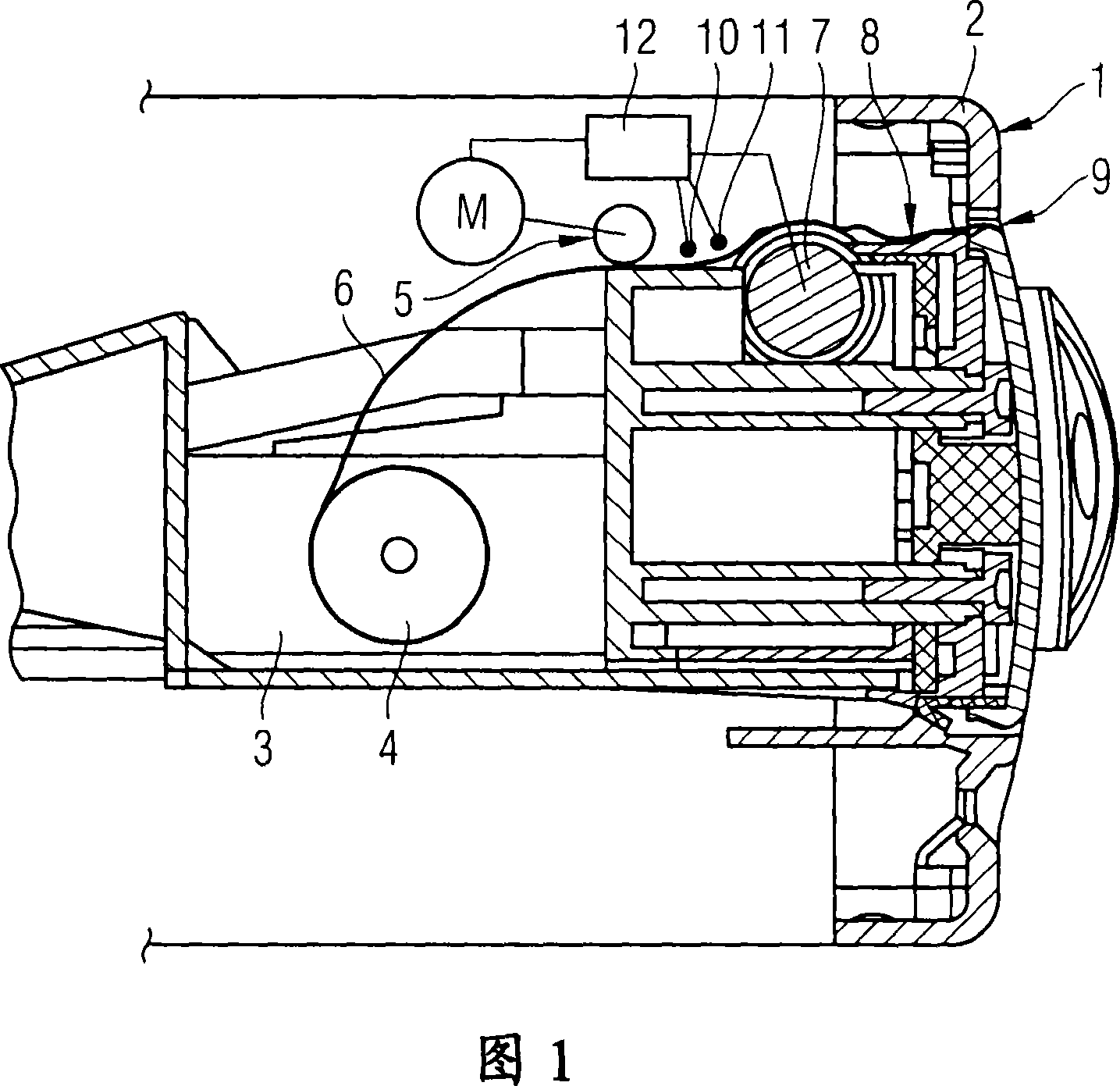 Running recording instrument for aubomobile and paper roll used for the running recording instrument