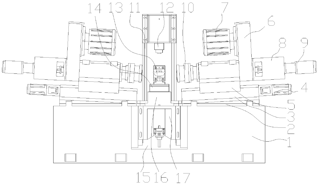 Special machine tool for sealing surface machining of hard sealing valve bodies