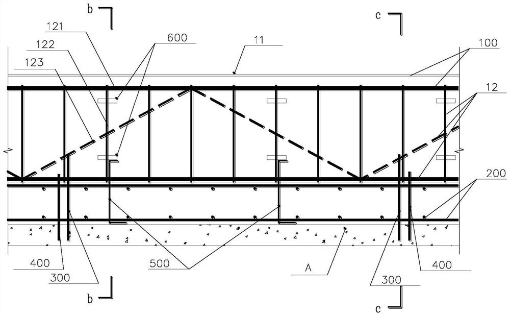 Prefabricated foundation embedded structure and installation method thereof